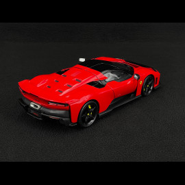Ferrari F80 2024 Rosso Corsa / Schwarze Felgen 1/18 Bburago 18-16918