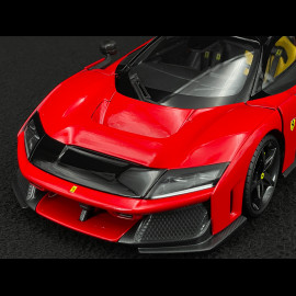 Ferrari F80 2024 Rosso Corsa / Schwarze Felgen 1/18 Bburago 18-16918