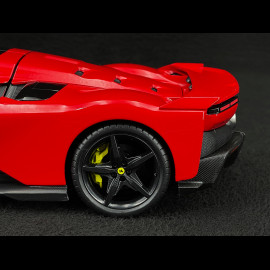 Ferrari F80 2024 Rosso Corsa / Schwarze Felgen 1/18 Bburago 18-16918