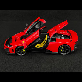 Ferrari F80 2024 Rosso Corsa / Schwarze Felgen 1/18 Bburago 18-16918