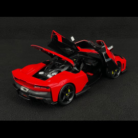 Ferrari F80 2024 Rosso Corsa / Black Rims 1/18 Bburago 18-16918