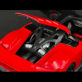 Ferrari F80 2024 Rosso Corsa / Schwarze Felgen 1/18 Bburago 18-16918
