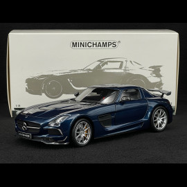 Mercedes-Benz SLS AMG Black Series 2013 Daytona Blue 1/18 Minichamps 110033026
