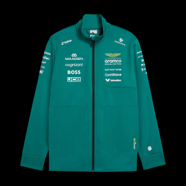 Aston Martin Softshell Jacket F1 Team Alonso / Stroll 2026 Green Lux Puma 701239694-001 - Unisex
