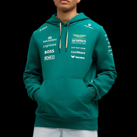 Aston Martin Hoodie F1 Team Alonso / Stroll 2026 Green Lux Puma 701239679-001 - Unisex