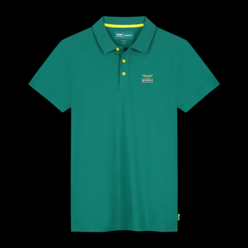 Aston Martin Polo Shirt F1 Team Alonso / Stroll 2026 Racing Green 701238092-001 - Unisex
