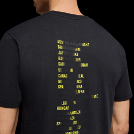 Aston Martin T-Shirt F1 Team Alonso / Stroll 2026 Schwarz 701238094-001 - Unisex