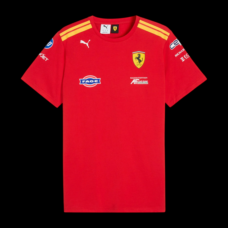 Ferrari T-Shirt 499P Hypercar 2026 Puma Bomber Rot 701238745-001 - unisex