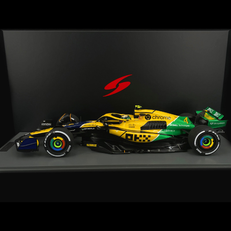 Lando Norris McLaren MCL38 n° 4 4th Monaco GP 2024 F1 1/12 Spark 12S048