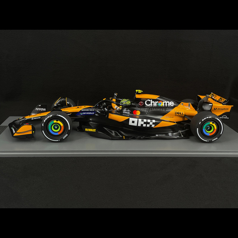 Lando Norris McLaren MCL38 n° 4 Winner Abu Dhabi GP 2024 F1 1/12 Spark 12S052