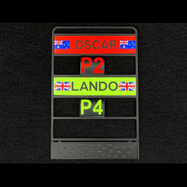 Lando Norris McLaren MCL38 n° 4 4th Monaco GP 2024 F1 1/12 Spark 12S048