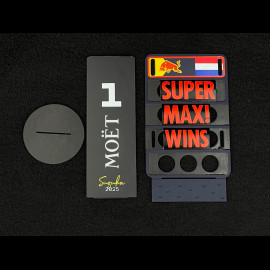 Max Verstappen Red Bull RB21 n° 1 Winner Japanese GP 2025 F1 with Pit Board 1/12 Spark 12S054