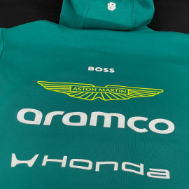 Aston Martin Kapuzenpullover F1 Team Alonso / Stroll 2026 Green Lux Puma 701239679-001 - Unisex