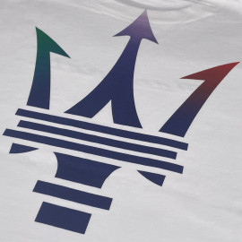 Maserati T-Shirt North Sails Trident Logo White - Unisex