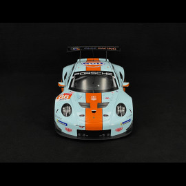 Porsche 911 RSR Type 991 n° 86 24h Le Mans 2018 Gulf Racing 1/12 Ixo LEGT12008