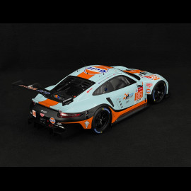 Porsche 911 RSR Type 991 n° 86 24h Le Mans 2018 Gulf Racing 1/12 Ixo LEGT12008