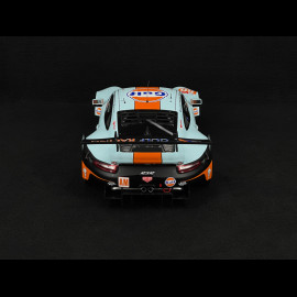 Porsche 911 RSR Typ 991 n° 86 24h Le Mans 2018 Gulf Racing 1/12 Ixo LEGT12008