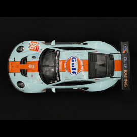 Porsche 911 RSR Typ 991 n° 86 24h Le Mans 2018 Gulf Racing 1/12 Ixo LEGT12008