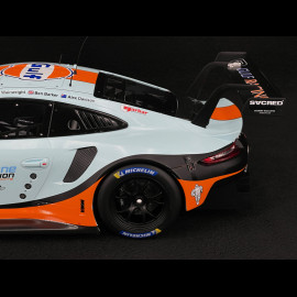 Porsche 911 RSR Typ 991 n° 86 24h Le Mans 2018 Gulf Racing 1/12 Ixo LEGT12008