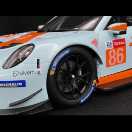 Porsche 911 RSR Type 991 n° 86 24h Le Mans 2018 Gulf Racing 1/12 Ixo LEGT12008