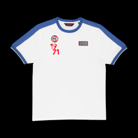 Steve McQueen T-Shirt Le Mans 1971 White / Blue SQ261TSM02-002 - Men