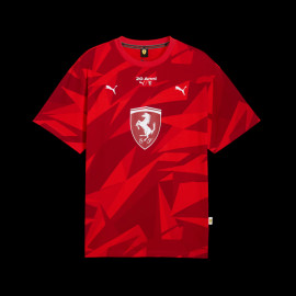Ferrari T-Shirt F1 Team Leclerc / Hamilton 20 Jahre Sammler Puma Rot 633943-02 - unisex