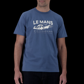 Steve McQueen T-Shirt Le Mans 917 n° 20 Blau SQ261TSM08-115 - Herren