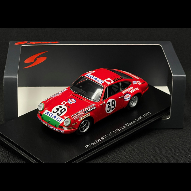 Porsche 911S n° 39 11. 24h Le Mans 1971 1/43 Spark S9765
