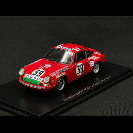 Porsche 911S n° 39 11th 24h Le Mans 1971 1/43 Spark S9765