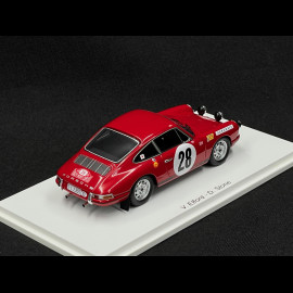 Porsche 911S n° 28 Monte Carlo Rally 1969 1/43 Spark S6613