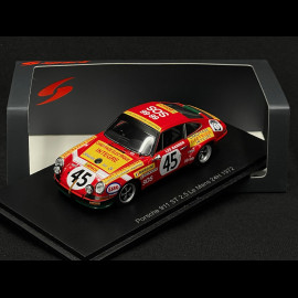 Porsche 911 ST 2.5 n° 45 24h Le Mans 1972 1/43 Spark S9779