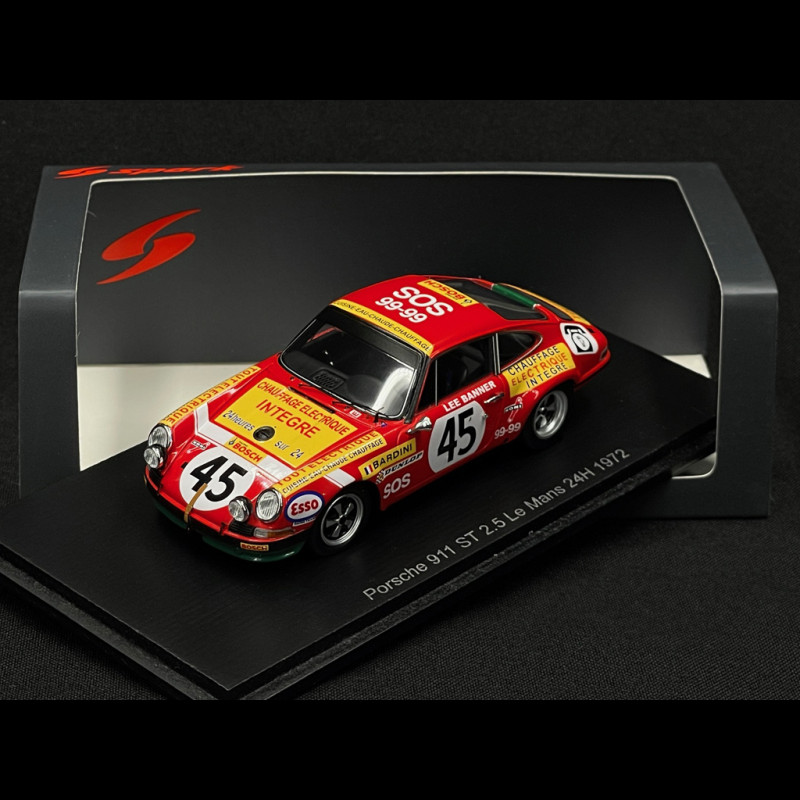 Porsche 911 ST 2.5 n° 45 24h Le Mans 1972 1/43 Spark S9779