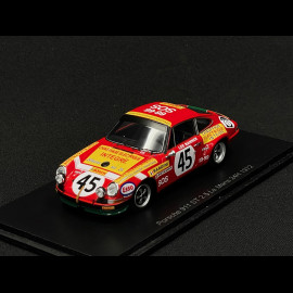 Porsche 911 ST 2.5 n° 45 24h Le Mans 1972 1/43 Spark S9779
