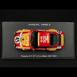 Porsche 911 ST 2.5 n° 45 24h Le Mans 1972 1/43 Spark S9779