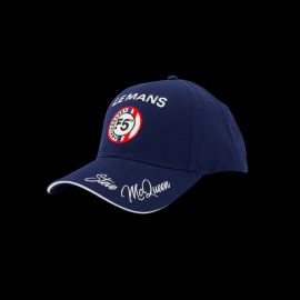 Steve McQueen Hat Le Mans 55th Anniversary Navy Blue SQ261KS650-100 - Unisex