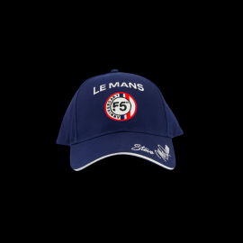 Steve McQueen Cap Le Mans 55. Jubiläum Marineblau SQ261KS650-100 - Unisex