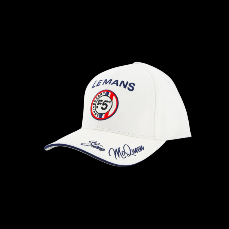 Steve McQueen Cap Le Mans 55. Jubiläum Weiß SQ261KS650-002 - Unisex
