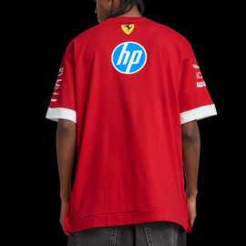 Ferrari T-Shirt F1 Team Leclerc / Hamilton Puma Rot 713571-01 - unisex
