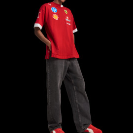 Ferrari T-shirt F1 Team Leclerc / Hamilton Puma Red 713571-01 - unisex