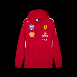Ferrari Sweatshirt F1 Team Leclerc / Hamilton Puma Dunkelrot 7639741-01 - unisex