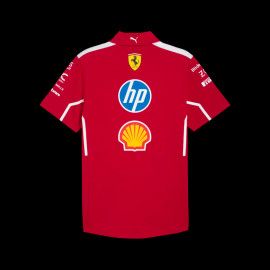 Ferrari Poloshirt F1 Team Leclerc / Hamilton Puma Dunkelrot 763944-01 - unisex