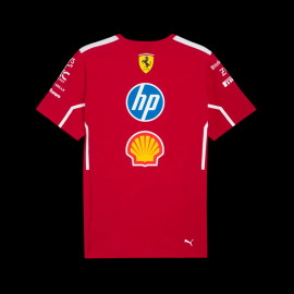 Ferrari T-shirt F1 Team Leclerc / Hamilton Puma Dark Red 763945-01 - unisex