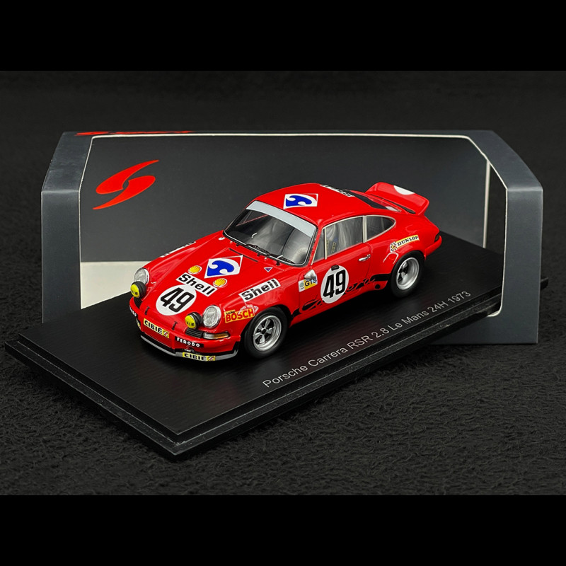 Porsche 911 Carrera RSR 2.8 n° 49 24h Le Mans 1973 1/43 Spark S9786
