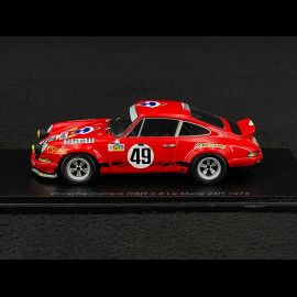 Porsche 911 Carrera RSR 2.8 n° 49 24h Le Mans 1973 1/43 Spark S9786