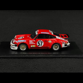 Porsche 934 n° 57 24h Le Mans 1977 1/43 Spark S9829