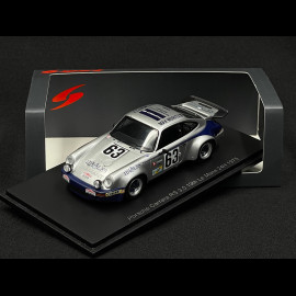 Porsche 911 Carrera RS 3.0 n° 63 24h Le Mans 1975 1/43 Spark S9806