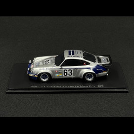 Porsche 911 Carrera RS 3.0 n° 63 24h Le Mans 1975 1/43 Spark S9806