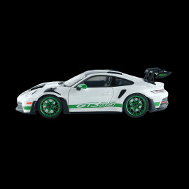 Porsche 911 GT3 RS Typ 992 2024 Weissach Package Weiß / Grüne Streifen 1/18 Solido S1812107