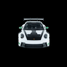 Porsche 911 GT3 RS Typ 992 2024 Weissach Package Weiß / Grüne Streifen 1/18 Solido S1812107