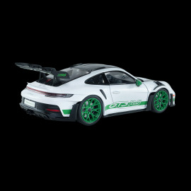Porsche 911 GT3 RS Typ 992 2024 Weissach Package Weiß / Grüne Streifen 1/18 Solido S1812107